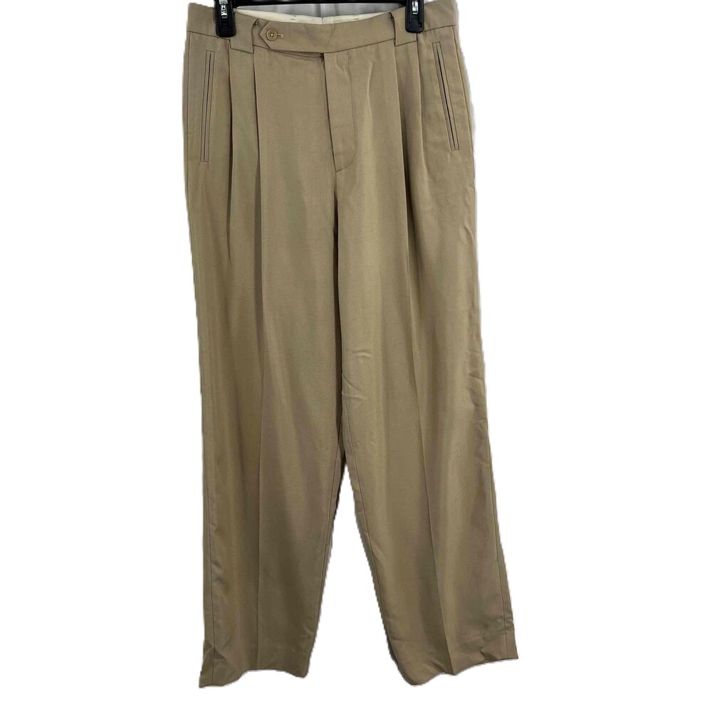 Ralph Lauren Purple Label Silk Norris‎ Pant Pleated Unlined Sample Piece Womens
